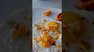 Fried egg 🍳 with some spicy cassava chips 💥👌delicious yummy tasty egg lunch food foodie [upl. by Unders]