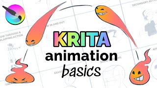 How to Animate in KRITA for Beginners [upl. by Oballa]