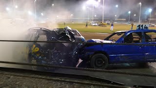 Banger Racing Arlington Stadium Unlimited Bangers 240816 [upl. by Yenduhc]