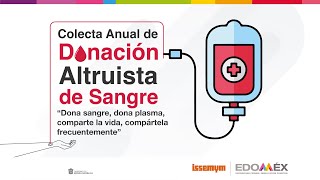 Colecta anual de donación altruista de sangre 2023 [upl. by Dahlia]