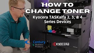 How to Change Toner on Kyocera TASKalfa Series  List of Devices Below [upl. by Lielos797]