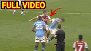 Leandro Trossard red card video  arsenal player red card vs man city [upl. by Collis226]