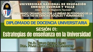 SESION 01 DOCENCIA UNIVERSITARIA [upl. by Kile689]