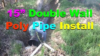 No 627 – Installing Irrigation Ditch Pipe Part 1 [upl. by Bergeron598]