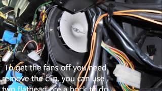 DIY Blower fan replacement Volvo 240 AC Plz subscribe [upl. by Ecyor]