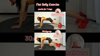 Flat belly exercise in 7 days exercise flatstomach flatbelly burnfat fitness yoga weightloss [upl. by Tamis242]