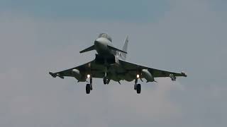 AIRPOWER 2022 Eurofighter Combat Display Training HQ Audio [upl. by Paxon]