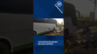 LEVANTAN BLOQUEO EN SAN ANTERO [upl. by Aihc]