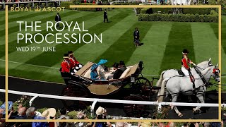 The Royal Procession at Royal Ascot 2024 Day Two [upl. by Nierman]