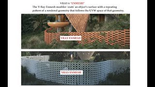 Vray 6 Enmesh Brick wall [upl. by Nosittam]