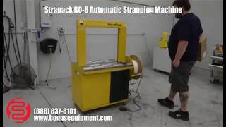 Strapack RQ8 Automatic Strapping Machine [upl. by Lisha55]