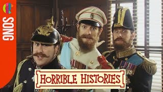 Horrible Histories Song  World War 1 Cousins  CBBC [upl. by Eiramanitsirhc]