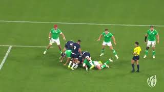 Ireland vs Scotland  Full Match  Rugby World Cup 2023 Camera  right gate [upl. by Yelsehc]