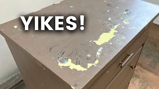 Refurbishing a Neglected Chest of Drawers  How to fix falling drawers [upl. by Ardnnaed]