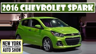 2016 Chevrolet Spark live at 2015 New York Auto Show [upl. by Kerrill237]