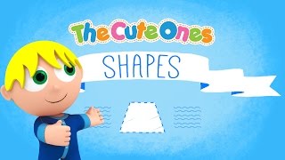 Trapezoid  SHAPES  The Cute Ones  Activities [upl. by Ielak651]