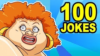 100 YO MAMA SO FAT JOKES  Can You Watch Them All [upl. by Ttelrahc87]