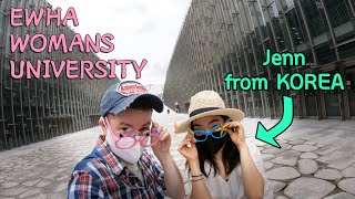 Touring Korea’s 1 Women’s University Ewha Womans University 이화여자대학교 [upl. by Amanda]