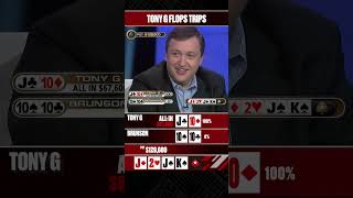 Tony G Doubles Up Through Doyle Brunson 📈 Pokerstars TheBigGame [upl. by Drwde]