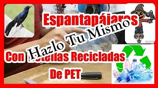 Haz Tu Propio Espantapájaros Con Botellas De PET Es Fácilisimo [upl. by Earized]