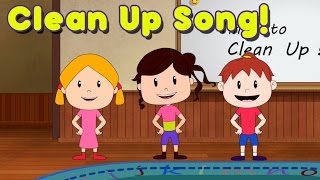 Clean Up Song for Children  by ELF Learning [upl. by Ardeha]