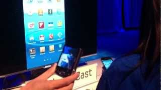 Samsung Galaxy S3 AllShare Cast demo [upl. by Aniarrol]