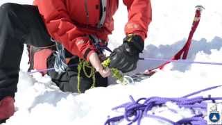 2 Person Rope Team Crevasse Rescue [upl. by Pearla]