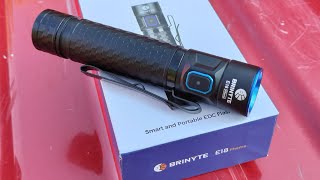 Brinyte E18 Pheme 1200 lumen rechargeable flashlight [upl. by Vierno]