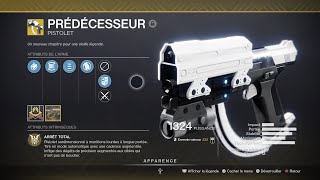 Destiny 2  Prédécesseur en action Avec catalyseur [upl. by Bohaty]