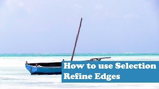 How to Use the Refine Edges in Photoshop  Tamil [upl. by Pickford]