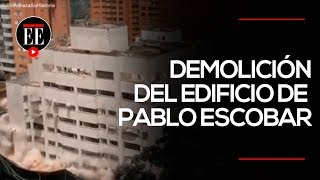 Demolición del edificio Mónaco la lucha contra el legado de Pablo Escobar  El Espectador [upl. by Willow]