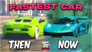 Fastest Car of Every Year in GTA 5 Online 2013  Present [upl. by Eicirtap]