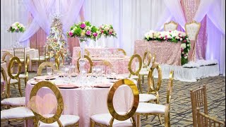 GLITZ amp GLAM OVER THE TOP BABY SHOWER DECORATE WITH US [upl. by Noterb]