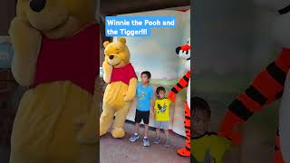 Meeting Winnie the Pooh and Tigger winniepooh [upl. by Anawt204]