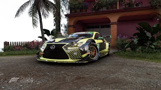 2020 Lexus 14 Vasser Sullivan RC F GT3 with antilag  Forza Horizon 5 [upl. by Edwin]