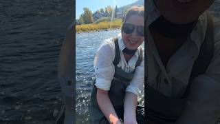 First Time Fly Fishing Check Out This Catch flyfishing fishingtrip outdooradventure travelvlog [upl. by Seroled]