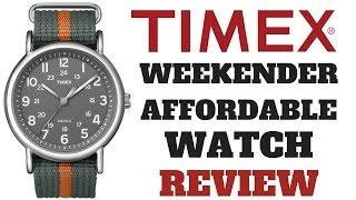 TIMEX WEEKENDER INDIGLO MENS WATCH REVIEW MODEL T2N649 [upl. by Sebastien870]