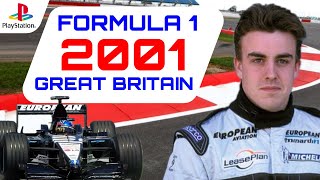 F1 2001 with Alonso Round 11 Great Britain [upl. by Andert]