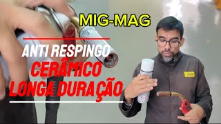 AntiRespingo Cerâmico de Longa Duração Proteção Eficiente para Soldadura MIGMAG [upl. by Hsakaa]