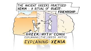 What is XENIA Greek Myth Comix explaining Homeric literature [upl. by Whalen]