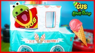 Giant Ice Cream PlayHouse Truck Pretend Play Food [upl. by Anibur531]