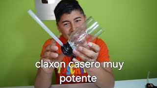 claxon casero muy potente [upl. by Ydollem]