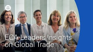 Insights from Export Credit Agency leaders on facilitating global trade through reinsurance [upl. by Nnylram]