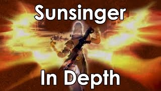 Destiny Beta The Sunsinger Warlock Subclass In Depth [upl. by Ainattirb]