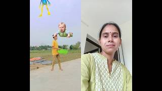 Flying Crying babies catching vs Dame tu cosita allen amp frog vs cute boudi  Funny😀 vfx magic video [upl. by Lilybelle167]