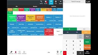Tischplan anzeigen  leafsystems Kassensystem Thekenverkauf [upl. by Gnuy]