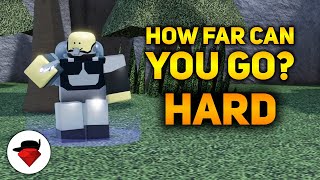 How Far Can You Go with ONLY Lightbeamer Hard  Tower Blitz ROBLOX [upl. by Virg383]