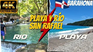 4k PLAYA Y RIO SAN RAFAEL BARAHONA REPÚBLICA DOMINICANA [upl. by Maroney161]