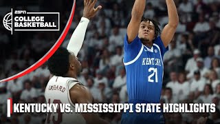 LATEGAME DRAMA 😱 Kentucky Wildcats vs Mississippi State Bulldogs  Full Game Highlights [upl. by Hastie]