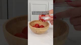 Use tape to keep tomatoes fresh for longer [upl. by Colligan]